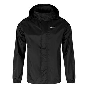 Minoti Mens Respect Packaway Waterproof Jacket / Black